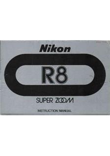 Nikon R 8 manual. Camera Instructions.